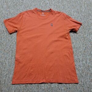Psycho‎ Bunny Shirt Mens Size 6 Coral Short Sleeve Pima Cotton Skull Logo Tee